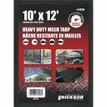 B. Erickson Mfg 10 ft x 12 ft Tarp, Black 57058